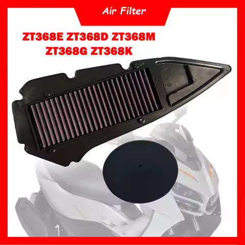 Motorcycle Engine Air Filter Cleaner High Flow Intake Filter Element For ZONTES 368 D/M/G/K/E ZT368E