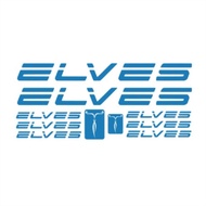 Elves Mountainbike Frame Design Set Stickers Decals