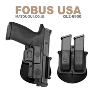 Holster Fobus ( P HS 9, Glock 19 23) dan Holster Magazine 9mm