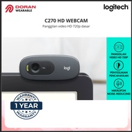 Logitech C270 Webcam HD 720p for Windows, Mac OS & Chrome OS - 2 Year Warranty