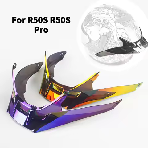 Motorcycle Modified Helmet Tail Spoiler Rear Wing Air Duct Aerodynamic Racing Attachment for R50S R5