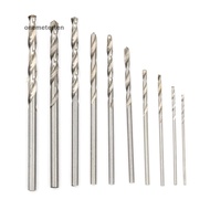 ont  10Pcs Titanium Coated Drill Bits High Speed Steel Drill Bits Power Tools 0.8-3mm n
