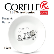 CORELLE Bread & Butter Plate (17cm) 1pc Snoopy The Play