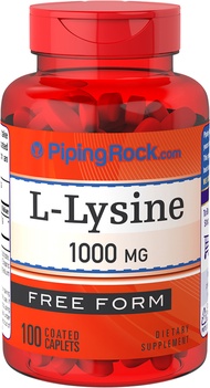 PipingRock L-Lysine 1,000mg 100 caps