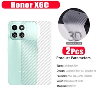 3 IN 1 Honor X6C ฟิล์มกระจกนิรภัยสําหรับ Honor X6B X7C X7B X8C X8B ฝาครอบป้องกันหน้าจอกระจก + ฟิล์มเ