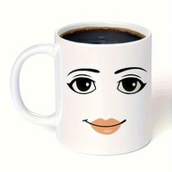 1pc Fashion Woman Face Coffee Cup - 11oz Ceramic Mug & Water Cup - Perfect Gift Idea for Women - Dur