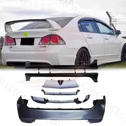 High Quality Large Surround Car Body Kits for Honda Civic 2006-2011 Upgrade to mugen FD2 TR RR Model