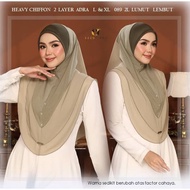 🌺 TUDUNG ADRA - SAIZ L 🌺 TUDUNG 2 LAYER - SAIZ L - Brand EZZUFIRDA