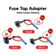 Free Fuse] Jumper Cable Fuse Tap Connector Jumper Fuse Small/Micro/Mini/Socket Fuse box Motorcycle C