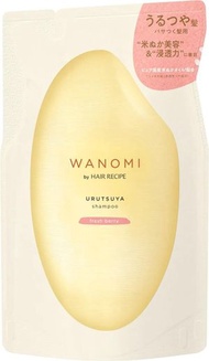WANOMI Hair Recipe URUTSUYA 清新果香 米糠保濕亮澤洗頭水補充裝300ml(乾燥髮質)（平行進口）