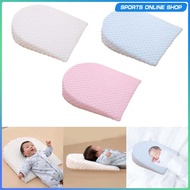 [Beauty] Baby Wedge Pillow Anti Spit Milk Triangle Pillow Infant Sleep Pillow Neck Support Bed Wedge Pillow for Nursing Bed Crib Cot