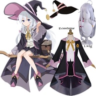 Anime The Journey of Elaina Costume Ashen Witch Character Outfit Lovely Halloween Party Kids Cosplay
