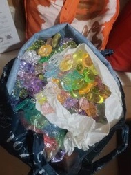 冒險樂園 仿水晶 水晶 碎石 crystal plastic (約每1kg $35，不會數"粒數", 有大量存貨, 合者即賣，順豐到付, 款式隨機發貨'＜本人有電子磅作實及影相，至少約200粒以上，買