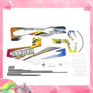 dgkRC Air Plane 3D Airplane Micro-Mini Foam EPP PP F3P Lightset KIT Model Hobby Toys  Remote Control