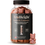TruHeight Growth Gummies (Watermelon) Tall Nutrition for Natural Growth Supplement for Kids & Teens 