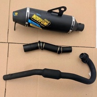 Tambutso 1 set NORIFUMI BLACK SERIES Muffler exhaust pipe for xr 150 xr200 xtz 125 xtz 150 racing ex