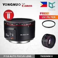 Yongnuo YN50mm f/1.8 II Lens for Canon EF DSLR Cameras 50mm Version 2
