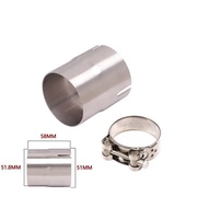 64mm Suitable for 54 Exhaust Pipe Motorcycle566252Diameter Adapter 58 Variable Interface 51 to 4GXA