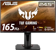 ASUS TUF Gaming VG259QR 24.5” Gaming Monitor-1080P Full HD, 165Hz (Supports 144Hz), Extreme Low Motion Blur, G-SYNC Compatible ready, Eye Care, DisplayPort HDMI, Shadow Boost, Height Adjustable, Black