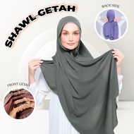 Shawl Getah Chiffon | Elastic Band Instant Shawl | Pin-less Hijab