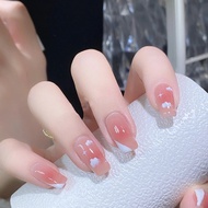 24pcs Fake Nails Short Fake Nails Fake Nail Fake Nails with Design Manicure Press on Nails Matte Fak