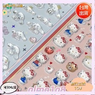 LM3 Crystal Sticker, Hello Kitty Cute Cartoon Embossed Decorative Phone Case Fun Cinnamon Roll Child