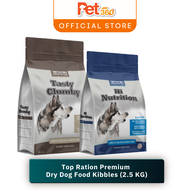[CLEARANCE] Top Ration Premium Dry Dog Food Kibbles, Complete Diet, Hi Nutrition Tasty Chunky (2.5kg)