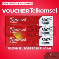 V Telkomsel 80Gb 30D LOKAL