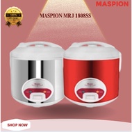 MASPION RICE COOKER MRJ 1808SS MAGIC COM WITH ORIGINAL WARRANTY/MRJ1808SSS/MRJ-1808SS/MRJ 1808SS