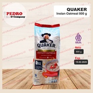 Quaker - Instant oatmeal/ sarapan sereal gandum instan (800 gr) merah