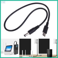 CRE 40cm 1m 2m Type C to DC4 0x1 7mm 5 5x2 1mm Power Cord Wire Charging Cable Line