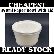 1000set with Lid 390cc Paper Bowl per carton