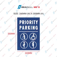 Customer Parking Only Reserved Visitors Parking Ladies Parking Disable Parking OKU Senior Parking Pr