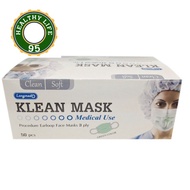 หน้ากากอนามัยทางการแพทย์ 3ชั้นสีขาว  ยี่ห้อ Klean Mask (White) BY Nelson Lab. BFE  99%