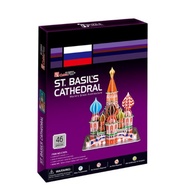 3d Jigsaw St. Basil's Cathedral C707 Old Packet Cubicfun Brand 1