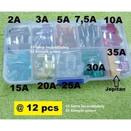 Small plug-in Fuse 2A to 35A Mini Fuse blade kit