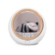 Smart AI Alarm Clock Bluetooth Speaker Gift for Girlfriend E-Pet Night Light