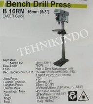 MESIN BOR DUDUK PRESS / BENCH DRILL PRESS 16MM HITACHI B 16RM