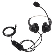 Alwaysonline RJ9 Business Headset  Ergonomic Telephone Clear Chat Lightweight Endurable with 6 Speed Line Sequence Mic Mute for Office