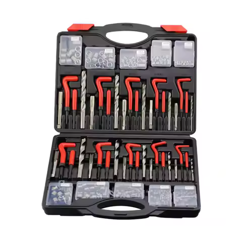 261 PCS Thread Repair Tools Tap Drill Bit Set Hand Self Tapping Thread Set Tapping Thread Set Repair