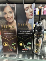 Lược Nhuộm Kèm Dầu Gội Nhuộm Phủ Bạc HDV6 200ml