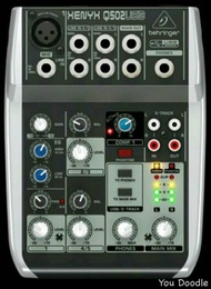Mixer BEHRINGER XENXY Q 502 USB (4 Channel)
