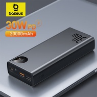 Baseus 30W Metal Power Bank 20000mAh Portable PD Fast Charging Powerbank External Battery Charger For iPhone 15 pro max