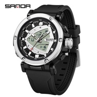 Men Watch Men's Watch SANDA/SANDA 9052 Sports Waterproof Alarm Clock Electronic Watch Fashion Trend 