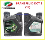 100% Original Genuine Perodua Brake Fluid Dot 3 1L Minyak Brake Dot3 Brake Oil Minyak Brake Myvi Alz