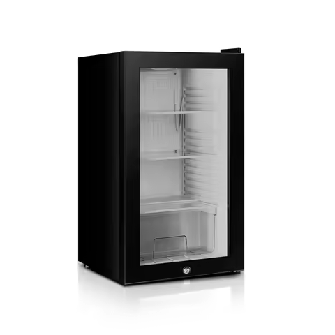 High Quality 95L Hotel No Frost Cooler Fridge Electric Portable with Compressor Living Room Glass Do