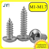 M1/M1.2/M1.4/M1.7   304 stainless steel self-tapping screws Cross round head self-tapping screws Pan