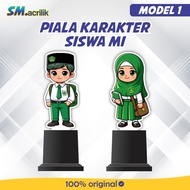 MI Student Acrylic Trophy - Children's Acrylic Trophy - Graduation Trophy - Acrylic Award Trophy