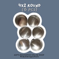 4x2 ROUND BAKING PAN (6pcs)/ROUND CAKE MOLDER/BENTO CAKE MOLDER