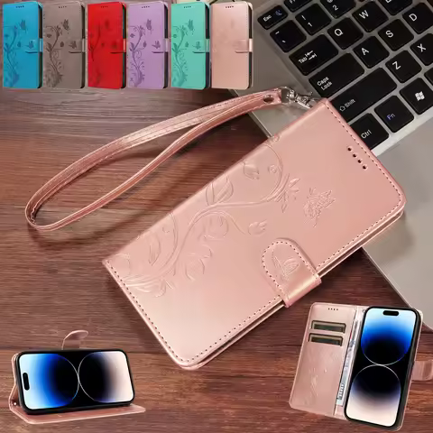 Wallet Slot Cover Flip Leather Case For OPPO A5 Pro A3 A3X A60 A40 A3 A1 A96 A76 A36 A79 A78 A58 A38